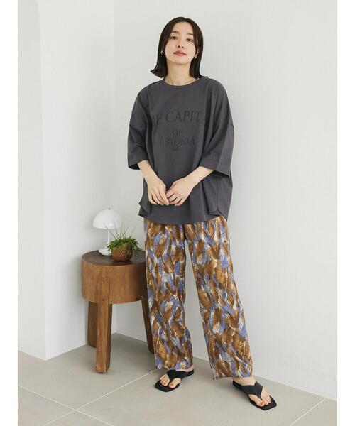 Green Parks(グリーンパークス)の「イージー柄パンツⅠ(その他パンツ・レディース・ブルー/ブラック/グリーン/ブラウン・FREE)」の6枚目の写真