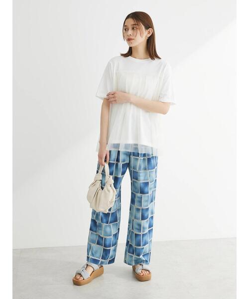 Green Parks(グリーンパークス)の「イージー柄パンツⅠ(その他パンツ・レディース・ブルー/ブラック/グリーン/ブラウン・FREE)」の20枚目の写真