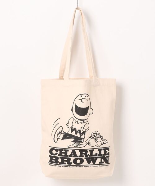 Donnaruma（ドンナルンマ）の「「FRUIT OF THE LOOM」Fruit of the Loom×PEANUTS キャンバスTOTE BAG（トートバッグ・レディース・イエロー/ホワイト・FREE）」の2枚目の写真