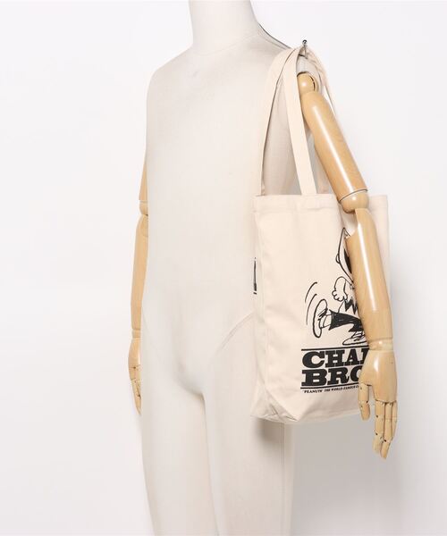 Donnaruma（ドンナルンマ）の「「FRUIT OF THE LOOM」Fruit of the Loom×PEANUTS キャンバスTOTE BAG（トートバッグ・レディース・イエロー/ホワイト・FREE）」の6枚目の写真