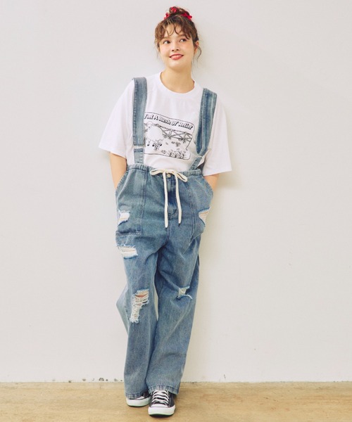 anoco no oheya(アノコノオへヤ)の「sheep big T(Tシャツ/カットソー・レディース・イエロー/ホワイト/アイボリー・FREE)」の12枚目の写真