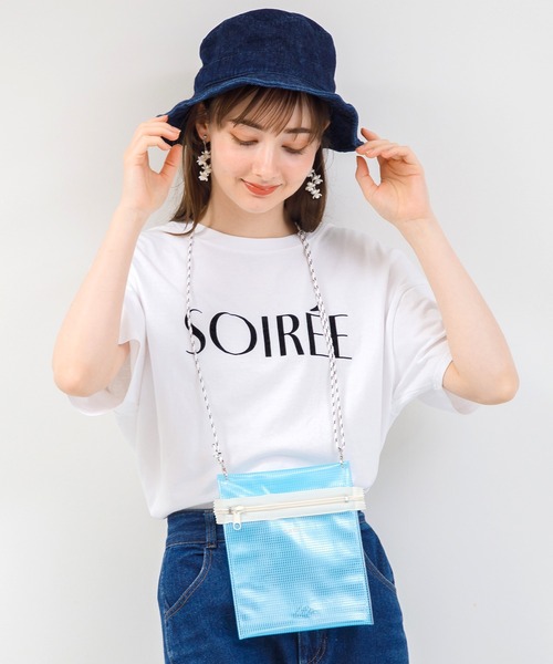 ACCOMMODE(アコモデ)の「パターンカラップケース(ショルダーバッグ・レディース・ピンク/ライトブルー/ブラック/クリア/イエロー/パープル/オレンジ/ミント/ベージュ・FREE)」の5枚目の写真