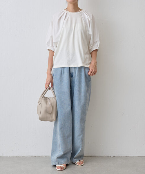 24SS BEARDSLEY ビアズリー　マシュマロスリーブプルオーバー BEARDSLEY（ビアズリー）の「マシュマロスリーブプルオーバー（T