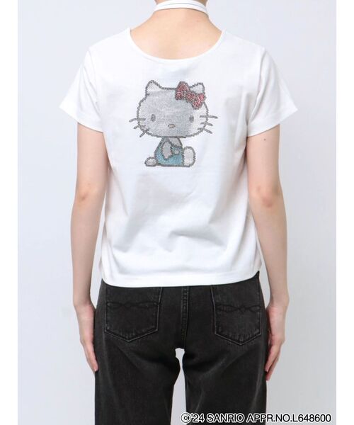 ハローキティコラボ】jouetie×ハローキティ ラインストーンネック