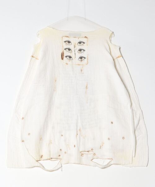 トップス bizarre maiden smoked double gauze shirt Bizarre Maiden】smoked double gauze shirt (2color) | OUR
