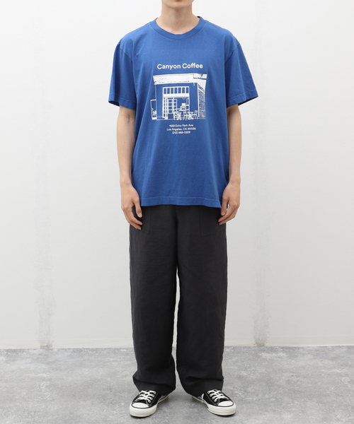 EDIFICE(エディフィス)の「canyon coffee T-Shirt(Tシャツ/カットソー・メンズ・コバルトブルー/アイボリー・MEDIUM/LARGE)」の3枚目の写真