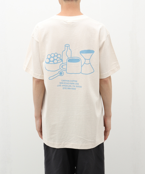 EDIFICE(エディフィス)の「canyon coffee T-Shirt(Tシャツ/カットソー・メンズ・コバルトブルー/アイボリー・MEDIUM/LARGE)」の6枚目の写真