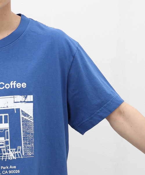 EDIFICE(エディフィス)の「canyon coffee T-Shirt(Tシャツ/カットソー・メンズ・コバルトブルー/アイボリー・MEDIUM/LARGE)」の10枚目の写真