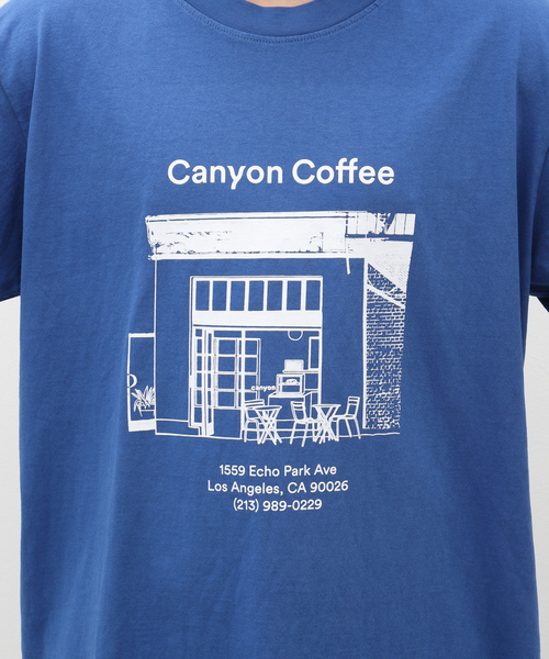 EDIFICE(エディフィス)の「canyon coffee T-Shirt(Tシャツ/カットソー・メンズ・コバルトブルー/アイボリー・MEDIUM/LARGE)」の12枚目の写真