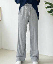 サイドスリットワイドパンツ 全4色 レディース