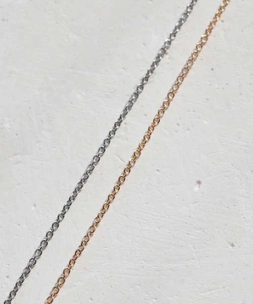 GOLDY(ゴールディ)の「カーブド メタル ”Y"シェイプ ネックレス(ネックレス・レディース・ピンク系その他/シルバー/ゴールド・FREE)」の6枚目の写真