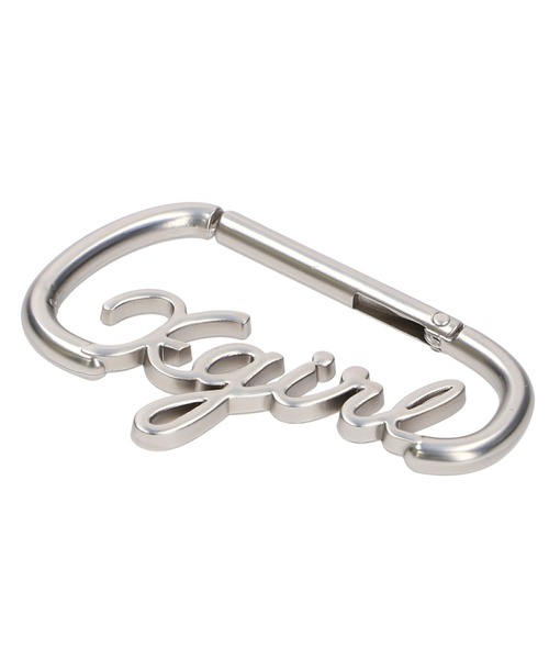 X-girl（エックスガール）の「SCRIPT LOGO CARABINER（キーケース/キーアクセサリー・レディース・シルバー/ゴールド・ONE SIZE）」の4枚目の写真