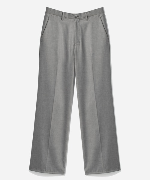 HARE（ハレ）の「【SET UP対応】スリムストレートトラウザー(HARE)（スラックス・メンズ・グレー/パープル/ブラック・SMALL/MEDIUM）」の3枚目の写真