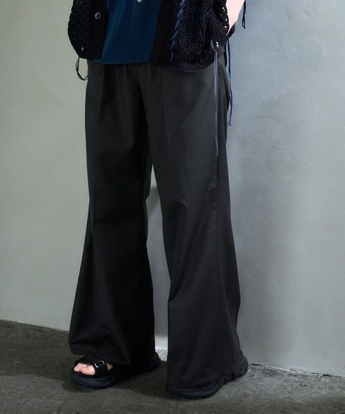 HARE（ハレ）の「【SET UP対応】スリムストレートトラウザー(HARE)（スラックス・メンズ・グレー/パープル/ブラック・SMALL/MEDIUM）」の7枚目の写真