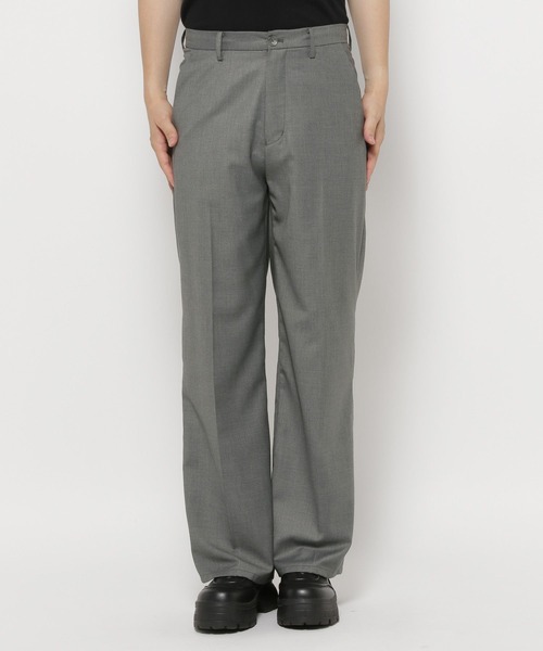 HARE（ハレ）の「【SET UP対応】スリムストレートトラウザー(HARE)（スラックス・メンズ・グレー/パープル/ブラック・SMALL/MEDIUM）」の16枚目の写真