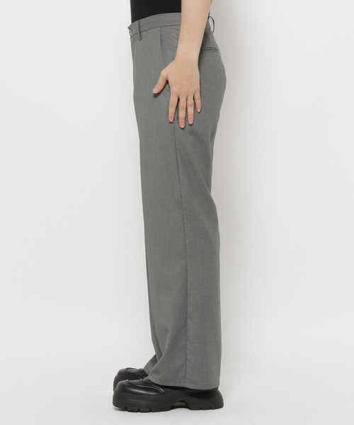 HARE（ハレ）の「【SET UP対応】スリムストレートトラウザー(HARE)（スラックス・メンズ・グレー/パープル/ブラック・SMALL/MEDIUM）」の17枚目の写真