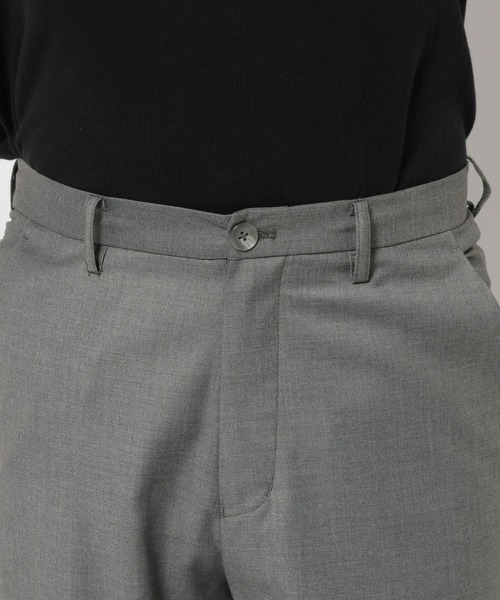 HARE（ハレ）の「【SET UP対応】スリムストレートトラウザー(HARE)（スラックス・メンズ・グレー/パープル/ブラック・SMALL/MEDIUM）」の19枚目の写真