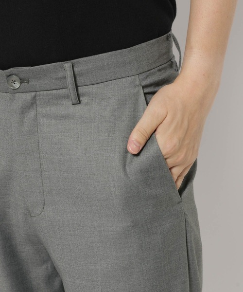 HARE（ハレ）の「【SET UP対応】スリムストレートトラウザー(HARE)（スラックス・メンズ・グレー/パープル/ブラック・SMALL/MEDIUM）」の20枚目の写真