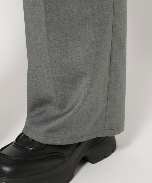 HARE（ハレ）の「【SET UP対応】スリムストレートトラウザー(HARE)（スラックス・メンズ・グレー/パープル/ブラック・SMALL/MEDIUM）」の21枚目の写真