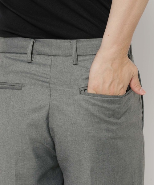 HARE（ハレ）の「【SET UP対応】スリムストレートトラウザー(HARE)（スラックス・メンズ・グレー/パープル/ブラック・SMALL/MEDIUM）」の22枚目の写真