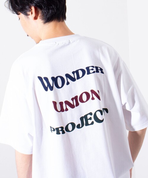 GLOSTER(グロスター)の「【Wonder Union Project】ASSORT バックプリントTシャツ vol.1(Tシャツ/カットソー・メンズ・ホワイト系その他2/ブラック/ホワイト系その他・L/M)」の1枚目の写真