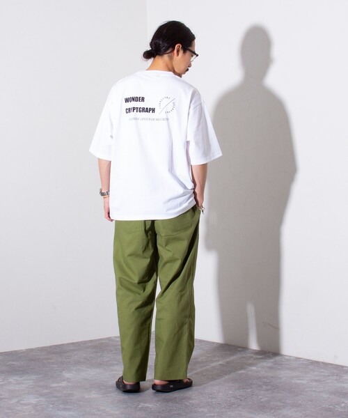 GLOSTER(グロスター)の「【Wonder Union Project】ASSORT バックプリントTシャツ vol.1(Tシャツ/カットソー・メンズ・ホワイト系その他2/ブラック/ホワイト系その他・L/M)」の4枚目の写真