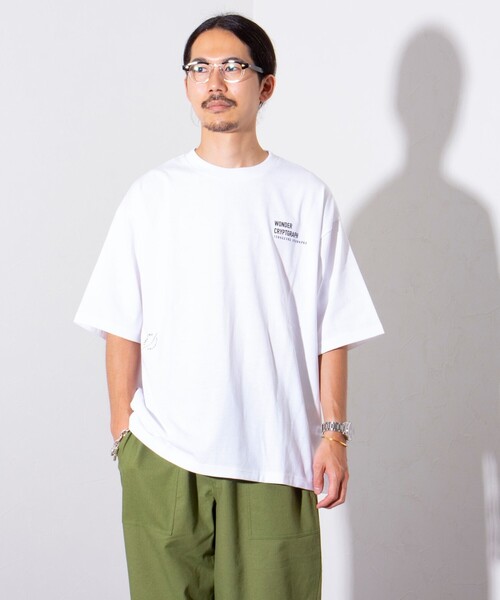 GLOSTER(グロスター)の「【Wonder Union Project】ASSORT バックプリントTシャツ vol.1(Tシャツ/カットソー・メンズ・ホワイト系その他2/ブラック/ホワイト系その他・L/M)」の6枚目の写真