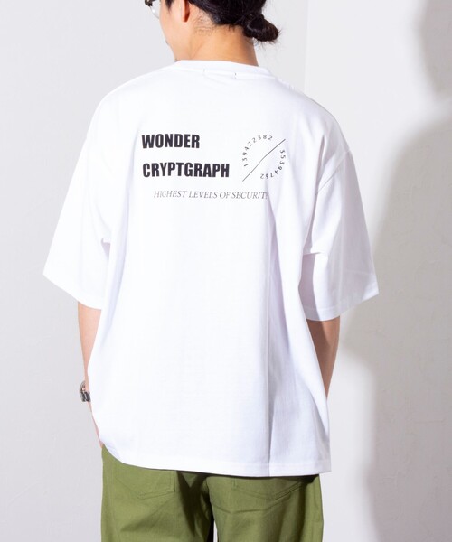 GLOSTER(グロスター)の「【Wonder Union Project】ASSORT バックプリントTシャツ vol.1(Tシャツ/カットソー・メンズ・ホワイト系その他2/ブラック/ホワイト系その他・L/M)」の8枚目の写真