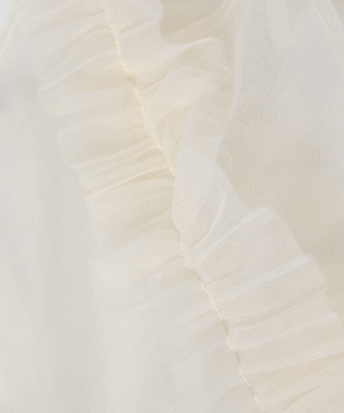 LOWRYS FARM（ローリーズファーム）の「チュールビスチェ 129591（ベスト・レディース・ホワイト/ブラック・FREE）」の22枚目の写真