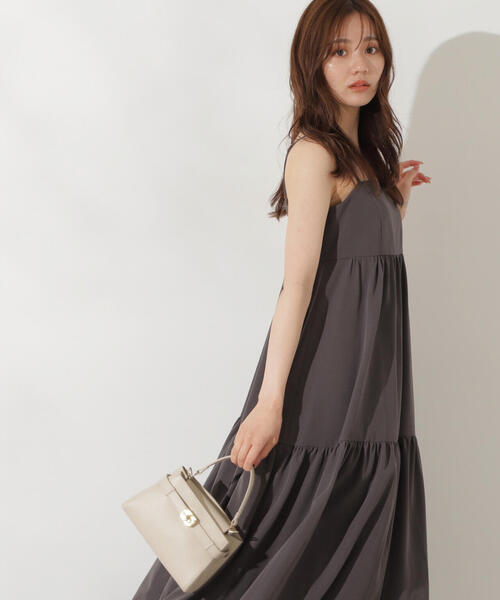 PROPORTION BODY DRESSING（プロポーションボディドレッシング）の「キャミティアードワンピース / 1214240700（ワンピース・レディース・ホワイト系その他/ダークグレー・MEDIUM/SMALL）」の17枚目の写真