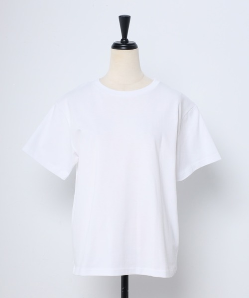 Bonjour Sagan(ボンジュールサガン)の「バックビッグラベルTシャツ(Tシャツ/カットソー・レディース・チャコールグレー/オフホワイト・FREE)」の18枚目の写真