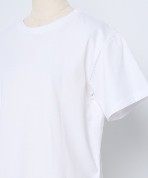 Bonjour Sagan(ボンジュールサガン)の「バックビッグラベルTシャツ(Tシャツ/カットソー・レディース・チャコールグレー/オフホワイト・FREE)」の16枚目の写真