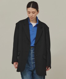 Curensology | Curensology(カレンソロジー)/ウールギャバビッグジャケット(テーラードジャケット)