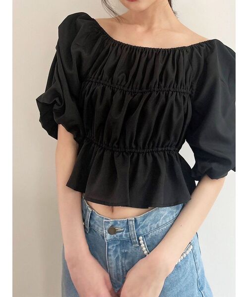 ✴︎ 専用品です　✴︎ SLY | FRONT ZIP SHIRRING ブラウス (シャツ・ブラウス ) |SHEL
