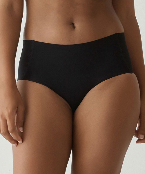 VIVID LADY(ビビッドレディー)の「HUGDAY シームレスヒップハンガーパンツ シームレス(ショーツ・レディース・ライトベージュ/ラベンダー/オリーブ/アイボリー/ブラック/チャコールグレー/ブラウン/グレー・X-LARGE/MEDIUM/LARGE)」の3枚目の写真