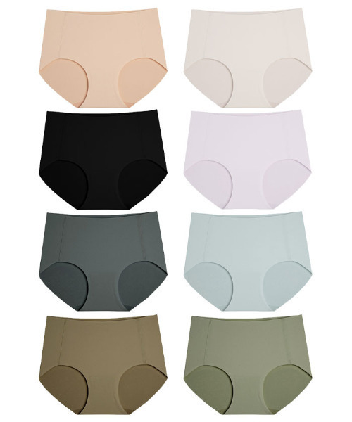 VIVID LADY(ビビッドレディー)の「HUGDAY シームレスヒップハンガーパンツ シームレス(ショーツ・レディース・ライトベージュ/ラベンダー/オリーブ/アイボリー/ブラック/チャコールグレー/ブラウン/グレー・X-LARGE/MEDIUM/LARGE)」の21枚目の写真