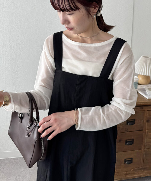 DISCOAT（ディスコート）の「【新色追加!/WEB限定】ハイウエストロングジャンスカ（ワンピース・レディース・チャコールグレー/カーキ/ベージュ/ブラック/モカ/ブラウン・FREE）」の17枚目の写真