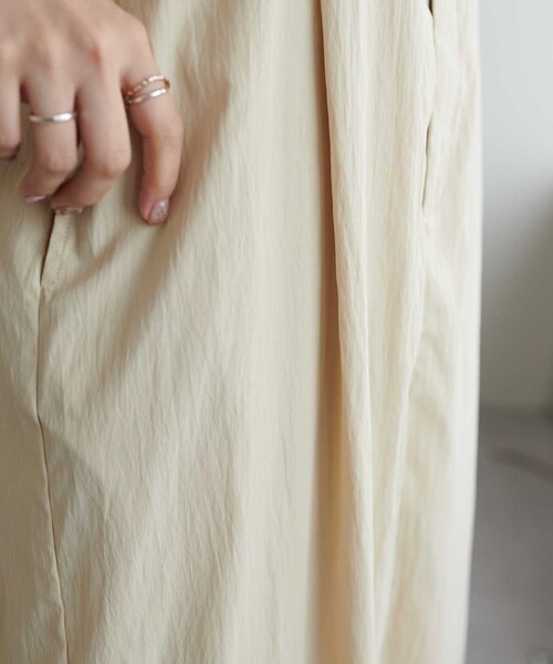 DISCOAT（ディスコート）の「【新色追加!/WEB限定】ハイウエストロングジャンスカ（ワンピース・レディース・チャコールグレー/カーキ/ベージュ/ブラック/モカ/ブラウン・FREE）」の21枚目の写真