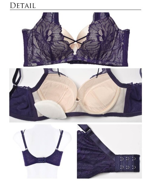 ヌーディー リッチ フラワー 育乳 脇高 ブラジャー & バック透け フルバック ショーツ セット(ブラ&ショーツ)|Reinest(レイネスト) ヌーディー リッチ フラワー 育乳 脇高 ブラジャー & バック透け フルバック ショーツ セット(ブラ&ショーツ)|Reinest(レイネスト)