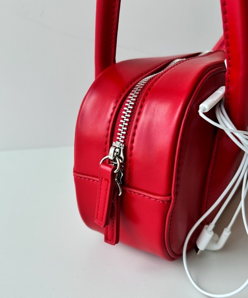 Birthday room（バースデイルーム）の「スクエアボストンバッグ / square boston bag（ボストンバッグ・レディース・レッド/ブラック/ライトブルー/シルバー・FREE）」の8枚目の写真