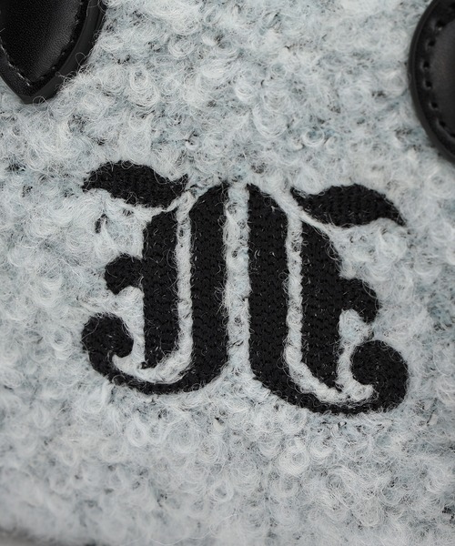 jouetie（ジュエティ）の「【jouetie/ジュエティ】JJ刺繍　もこもこマイクロミニボストンバッグ(ドッグプレートチャーム付き）（ボストンバッグ・レディース・ミント/レオパード/オフホワイト/ブラック・FREE）」の12枚目の写真