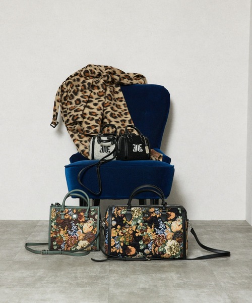 jouetie（ジュエティ）の「【jouetie/ジュエティ】JJ刺繍　もこもこマイクロミニボストンバッグ(ドッグプレートチャーム付き）（ボストンバッグ・レディース・ミント/レオパード/オフホワイト/ブラック・FREE）」の20枚目の写真