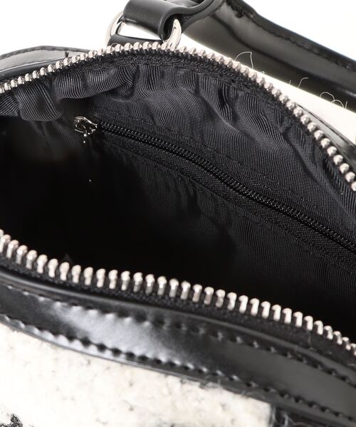 jouetie/ジュエティ】JJ刺繍 もこもこマイクロミニボストンバッグ