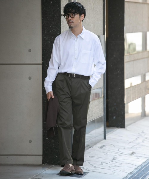URBAN RESEARCH ROSSO MEN(アーバンリサーチロッソメン)の「シャドーストライプリラックスシャツ(シャツ/ブラウス・メンズ・ホワイト/ネイビー/グレー・MEDIUM/LARGE)」の7枚目の写真