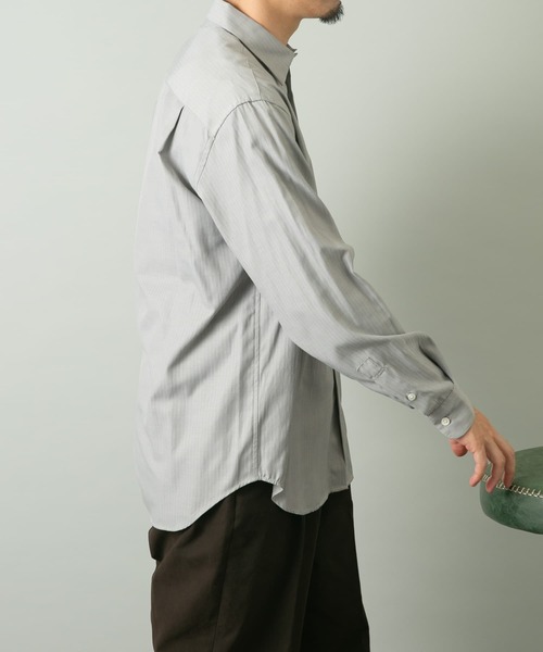 URBAN RESEARCH ROSSO MEN(アーバンリサーチロッソメン)の「シャドーストライプリラックスシャツ(シャツ/ブラウス・メンズ・ホワイト/ネイビー/グレー・MEDIUM/LARGE)」の16枚目の写真