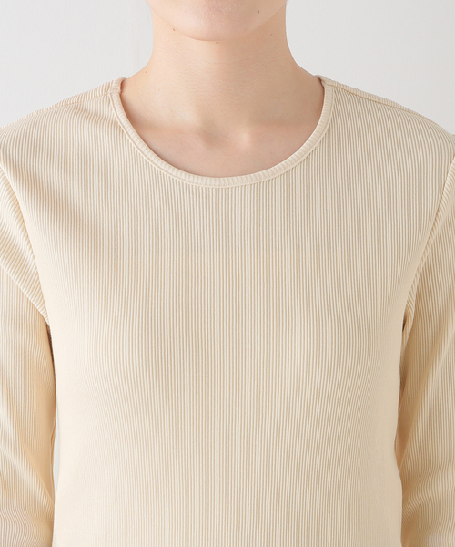 LORO(ロロ)の「Loro / ローロ 2WAY Twist Long Tee(Tシャツ/カットソー・レディース・ブラック/アイボリー・FREE)」の18枚目の写真