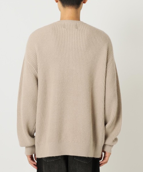 B.C STOCK(ベーセーストック)の「SOFT ANGORA BLEND アゼヘンリーネックニット(ニット/セーター・メンズ・ブラック/ベージュ/グリーン・MEDIUM/LARGE)」の12枚目の写真