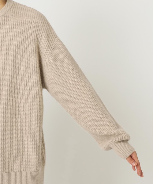 B.C STOCK(ベーセーストック)の「SOFT ANGORA BLEND アゼヘンリーネックニット(ニット/セーター・メンズ・ブラック/ベージュ/グリーン・MEDIUM/LARGE)」の15枚目の写真
