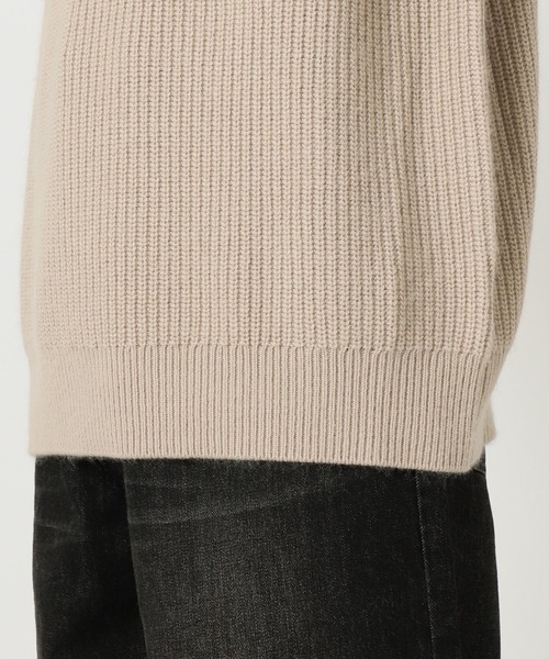 B.C STOCK(ベーセーストック)の「SOFT ANGORA BLEND アゼヘンリーネックニット(ニット/セーター・メンズ・ブラック/ベージュ/グリーン・MEDIUM/LARGE)」の17枚目の写真