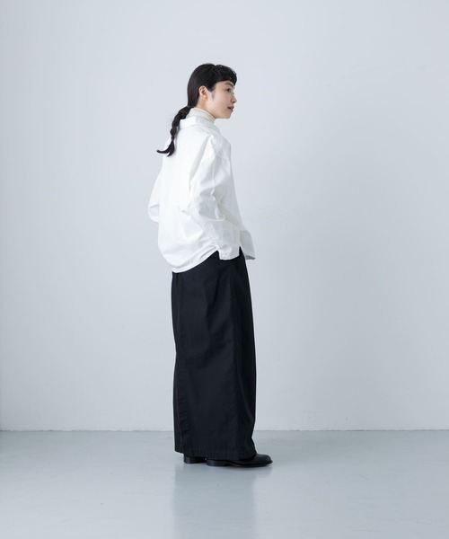 かぐれ（カグレ）の「デニムプルオーバーシャツ（シャツ/ブラウス